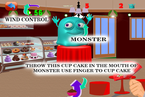 Cup Cakes - Feed The Hungry Monster screenshot 2