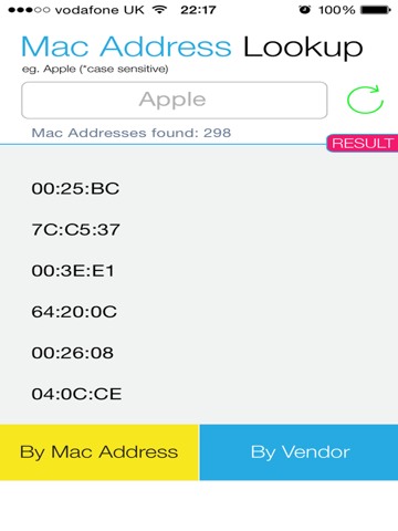 Screenshot #5 pour MacAddress Lookup