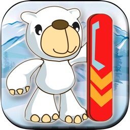 Polar Bear Snowboarding Champions: Crazy Winter Racer