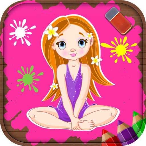 Coloring Pages for Girls - Fun Games for Kids iOS App