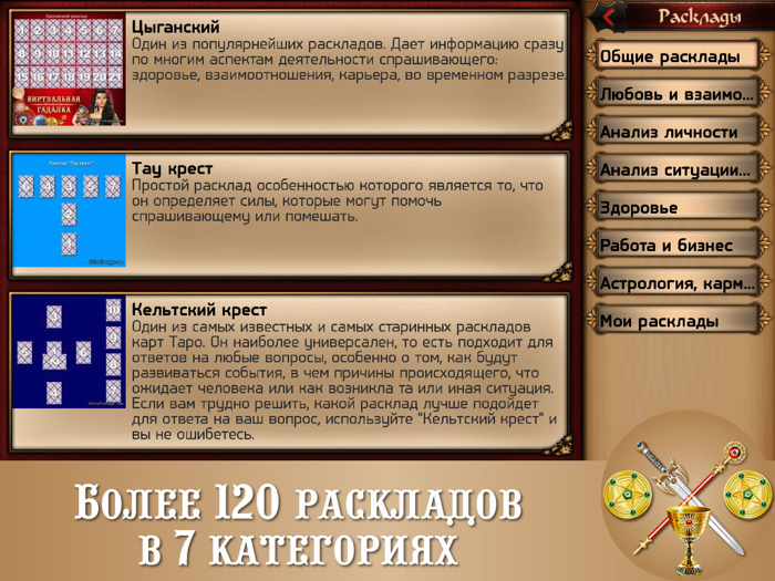 Гадалка Таро - бесплатные гадания на картах Tarot