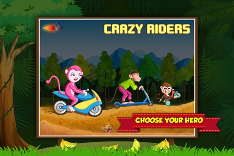 Monkey Bike Safari - Motocross Hill Climb Race screenshot 2