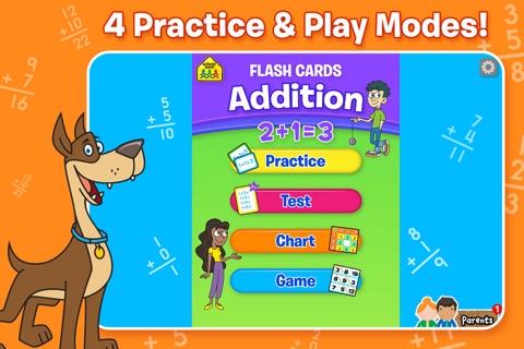 Addition Flash Cards from School Zone screenshot 3