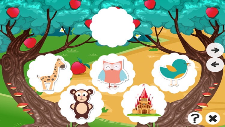 Animals baby game for children: Find the mistake in the forest screenshot-4
