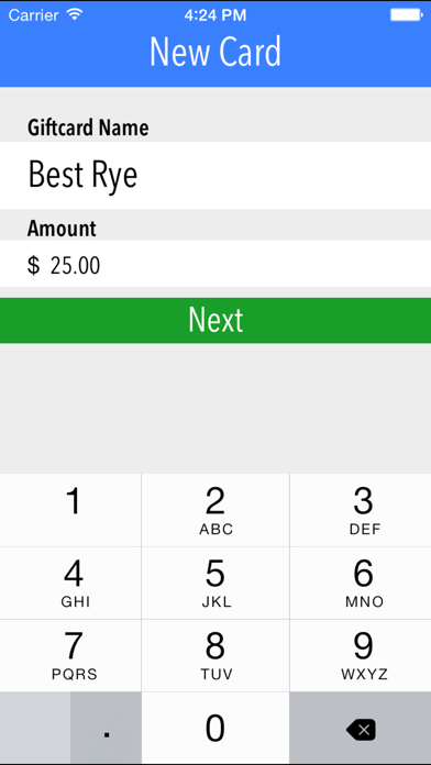 Screenshot #1 pour Giftcardy