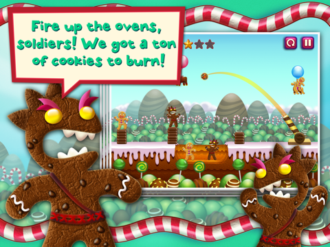 Screenshot #6 pour Gingerbread Wars: Wreck the Chocolate Cookies Factory, Man!
