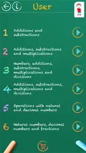 Mathbit. Review and study Maths (addition, subtraction, multiplication, division and fractions) like at school. screenshot #2 for iPhone