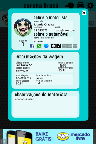 Carona Brasil screenshot 3