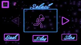 Game screenshot свечение палка человек запустить : неон лазер пистолет человек бегун гонка Free apk