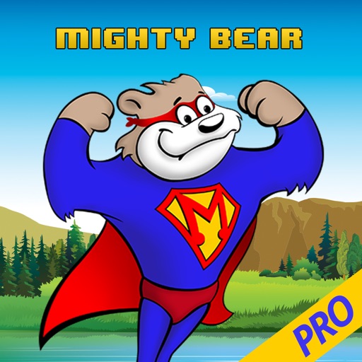Mighty Bear PRO - the flying superhero with a flappy cloak Icon