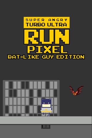 Super Angry Turbo Ultra Run Pixel Bat Like Guy Ed screenshot 2