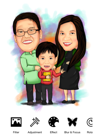 Screenshot #4 pour Dessin - tout en une seule Photo effets fou Image Cool Application avec des émoticônes et des émoticônes