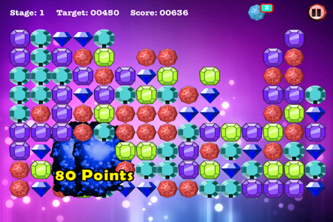 A Diamond Jewel Free - Crazy Gem Popper Game screenshot 4