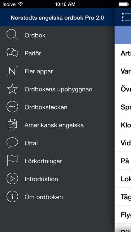 Norstedts English Dictionary Pro 2.0 screenshot-4