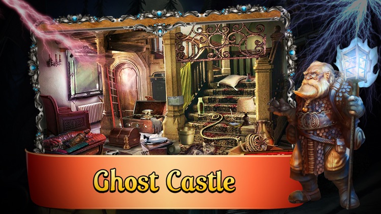 Ghost Castle Hidden Objects Game : Hidden Object Game in Dark,Horror and Mysterious Night screenshot-4