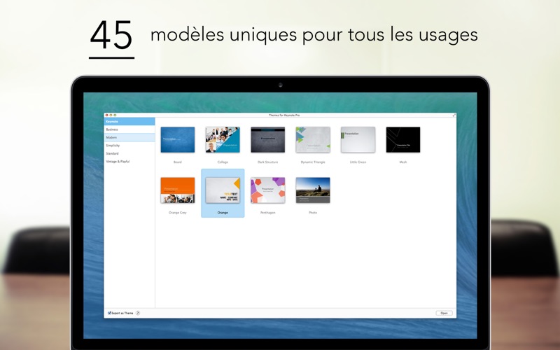 Screenshot #1 pour Thèmes pour Keynote