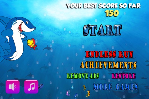 Swim Shark! Swim! Free screenshot 2