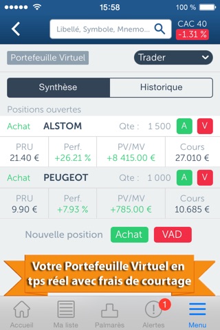 BFM Bourse avec Trading Sat screenshot 4