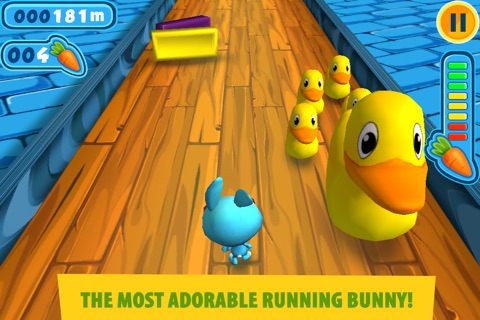 Turbo Fast Bunny - Speedy Rabbit Hopper - Fun Run Mini Race Game screenshot 4