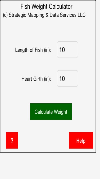 Wild Fish Weight Calculator screenshot-4
