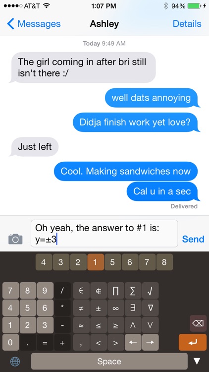 Calculator Keyboard - Easy to Use Math Symbols