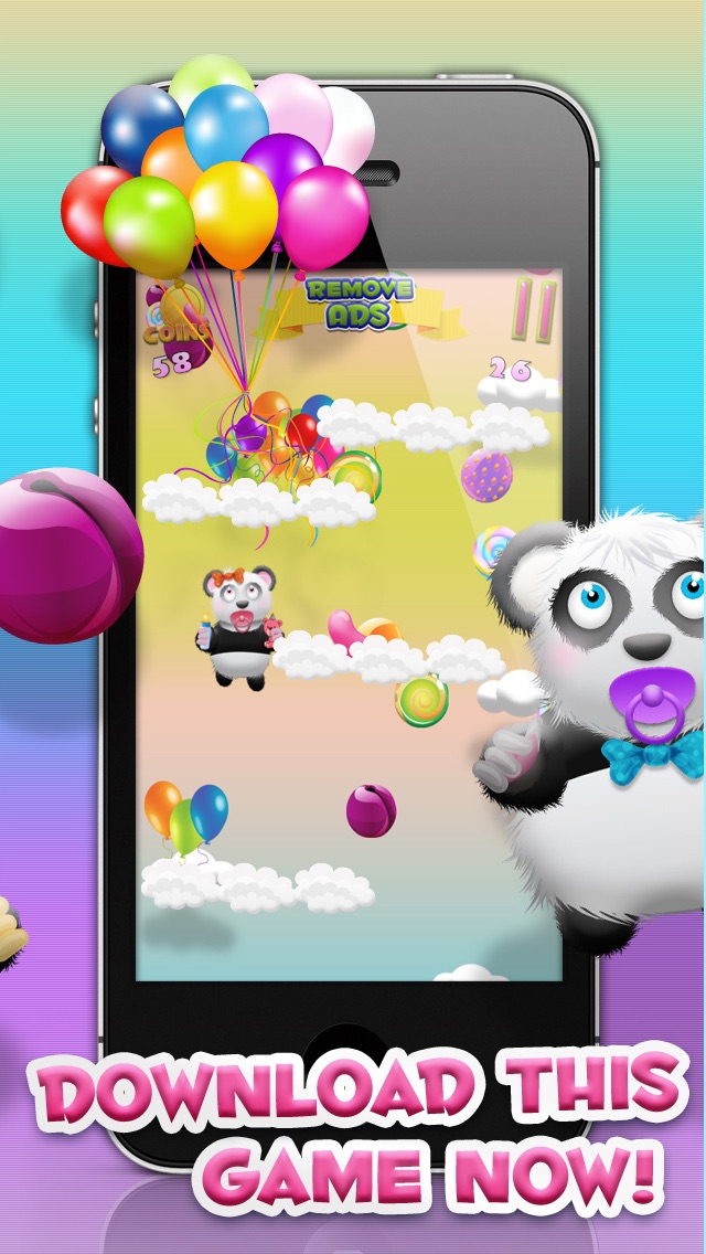 How to cancel & delete Baby Panda Bears Candy Rain HD -  Fun Cloud Jumping Edition FREE Game! from iphone & ipad 3