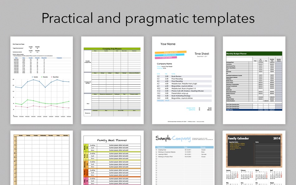 #5. Templates for Excel Pro (macOS) Podle: Made for Use