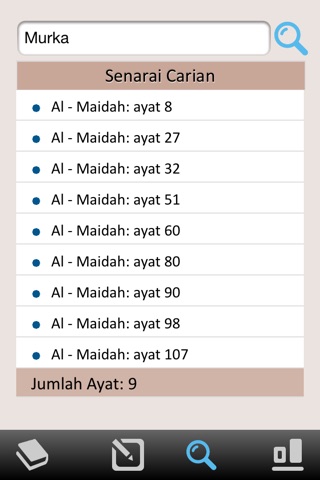 Al-Maaidah  iPhone (Susunan Tafsir Oleh Abu Haniff) screenshot 4