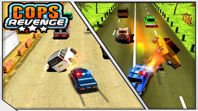 Cops Revenge - Police Car Demolition on Highway ( A Game for Destruction Lovers ) screenshot-4