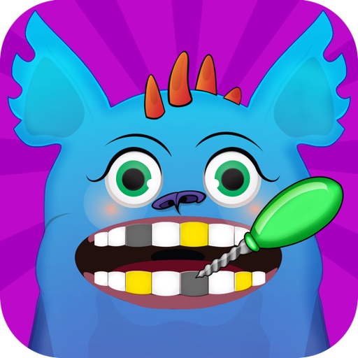 Crazy Monster Dentist - Free Fun Kids Games Icon