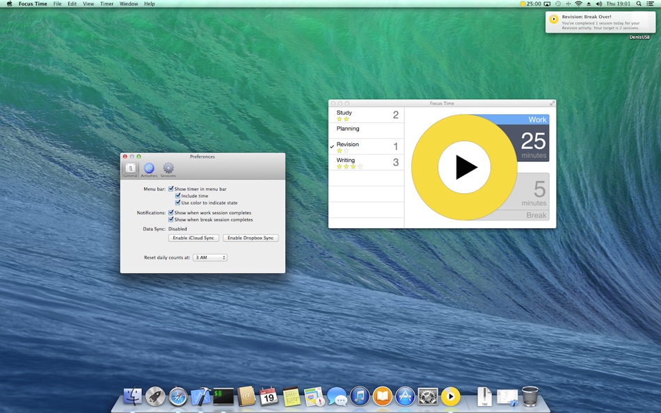 #1. Focus Time (macOS) 由: Peer Assembly