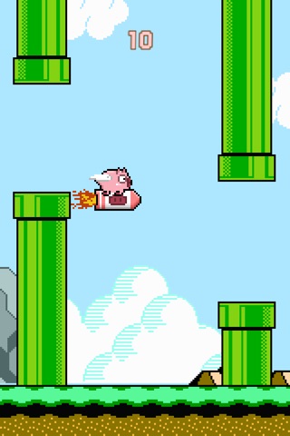 Fly Fly Pig -A Flappy Adventure screenshot 2