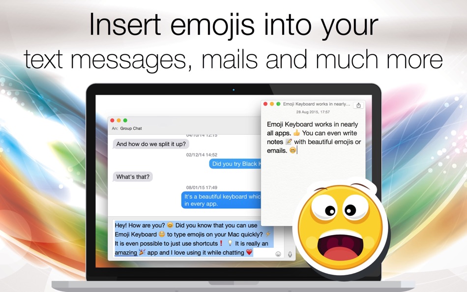 #3. Emoji Keyboard - Emoticons and Smileys for Chatting (macOS) 由: Jan-Niklas FREUNDT
