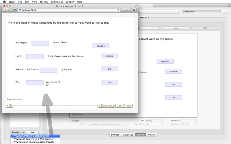 Screenshot #2 pour Question Tools Editor