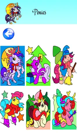 Game screenshot Christmas Coloring Pages for Girls & Boys with Santa & New Year Nick - Pony Painting Sheets & Fashion Papa Noel Games for my Little Kids, Babies & jr Brats hack