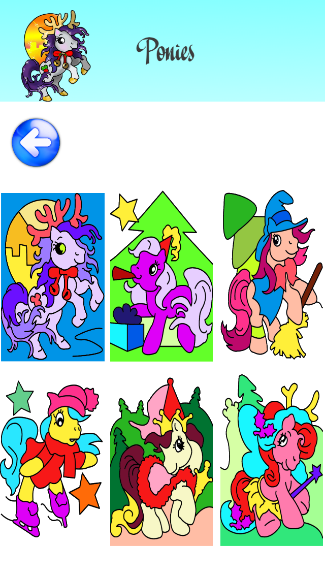 Screenshot #3 pour Christmas Coloring Pages for Girls & Boys with Santa & New Year Nick - Pony Painting Sheets & Fashion Papa Noel Games for my Little Kids, Babies & jr Brats