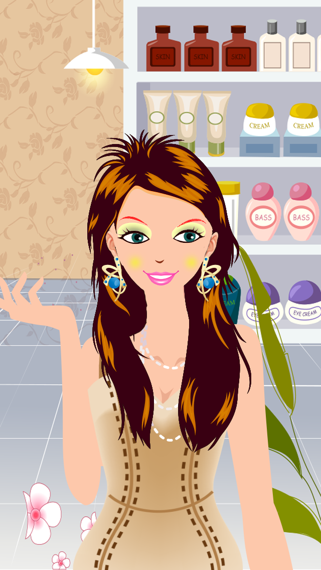 Princess makeup fashion dress up salon, little kids beauty spa doctor(dr) for face,hair girls makeover games screenshot 5