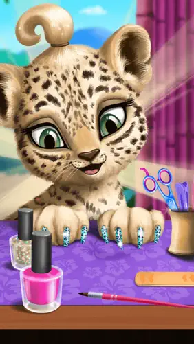 Baby Jungle Animal Hair Salon - No Ads screenshot 2