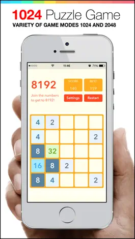 Game screenshot 1024 Puzzle Game - mobile logic Game - join the numbers mod apk