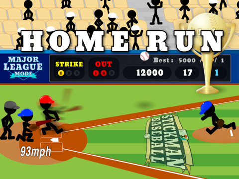 Screenshot #6 pour Stickman Baseball