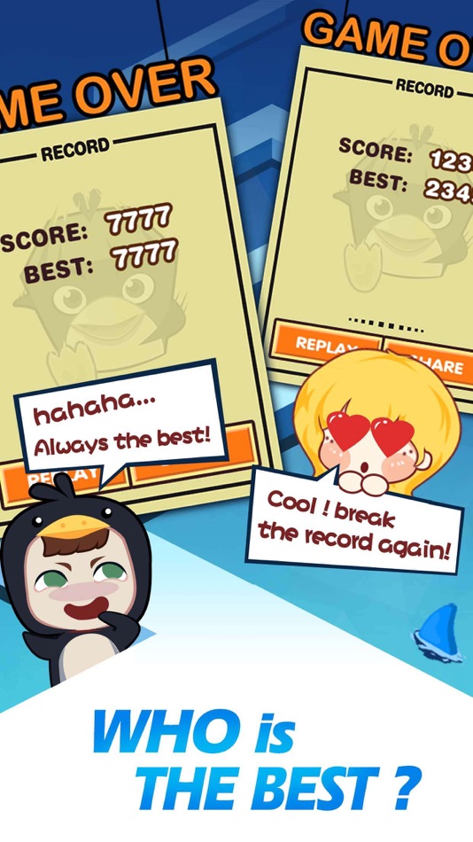 #4. !Penguin Run (iOS) 由: Xiao Yun Xu