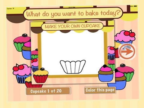 My Cupcake Maker - Free Color Cake Book Saga screenshot 3