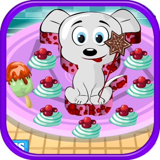 Pet Dog Birthday Cake Game iOS App