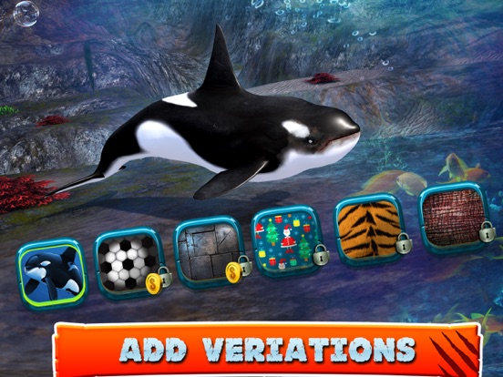 Killer Whale Beach Attack 3D iPad screenshot 5 - Games app