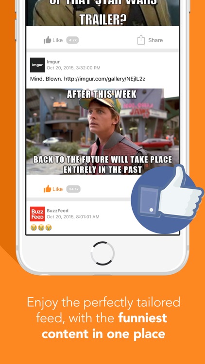 FunFeed - feed on facebook feeds