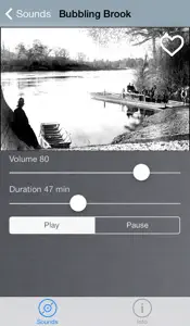 Sound Sleeper - calming, soothing sounds of nature, relaxing melodies, ambiance, and white noise generator for relaxation, meditation, rest and better sleep screenshot #2 for iPhone