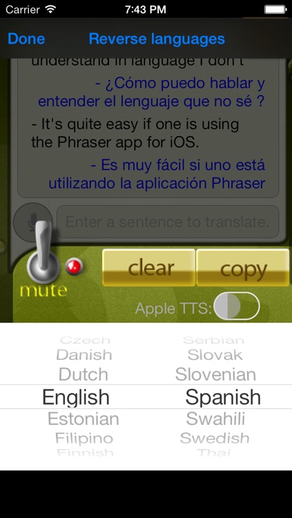 Phraser - phrase translator