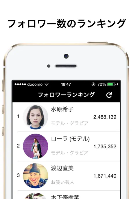 talesta(タレスタ)  for Instagram 〜芸能人のインスタグラムを探せるアプリ