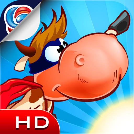 Supercow: funny farm arcade platformer HD iOS App