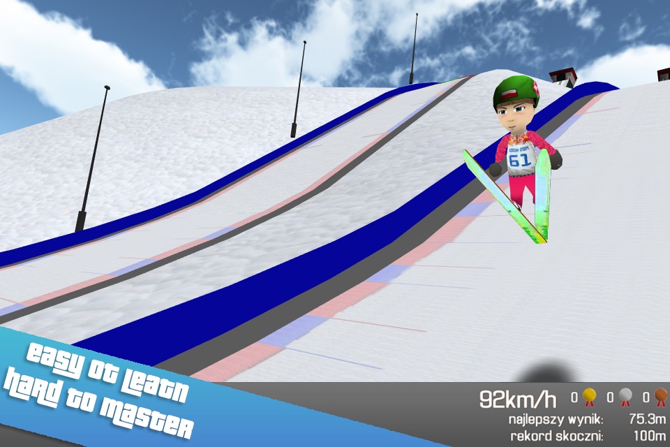 Sochi Ski Jumping 3D - Winter Sports Free Version screenshot 3